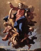 POUSSIN, Nicolas The Assumption of the Virgin painting